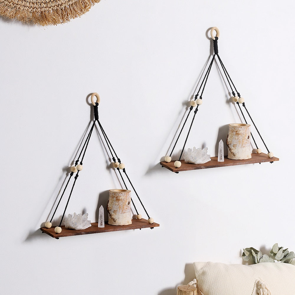 Bohemian Wall Hanging Shelf