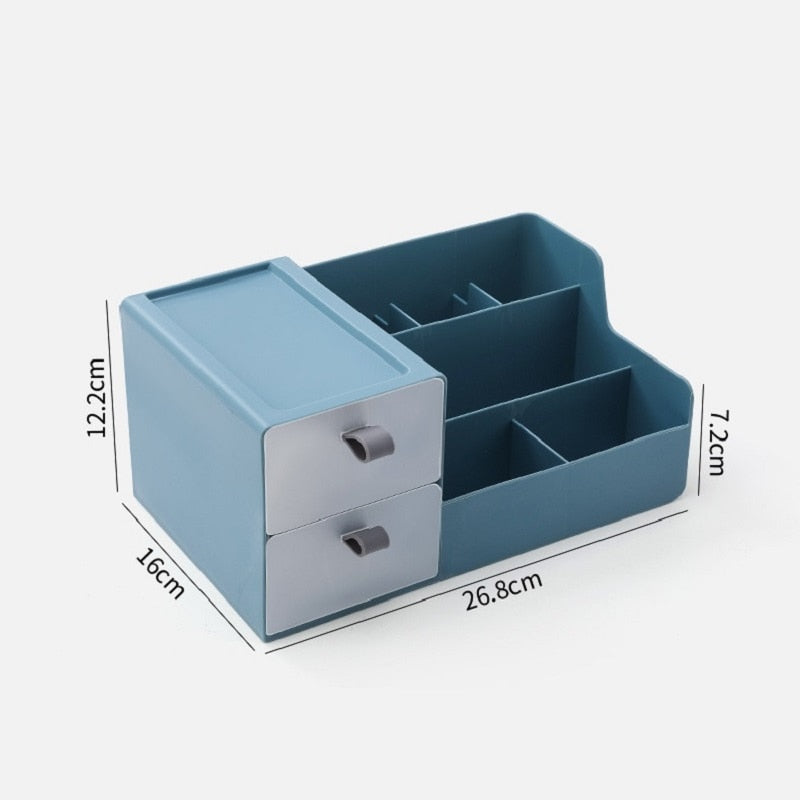 Pastel Table Makeup Organizer