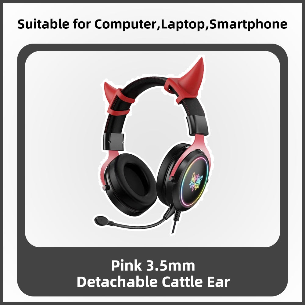 Cat Ear Gaming HD Mic Headphone