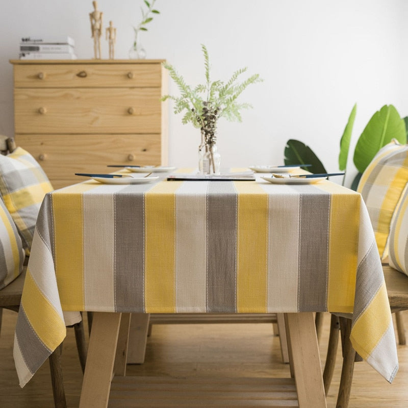 Modern Minimalist Tablecloth