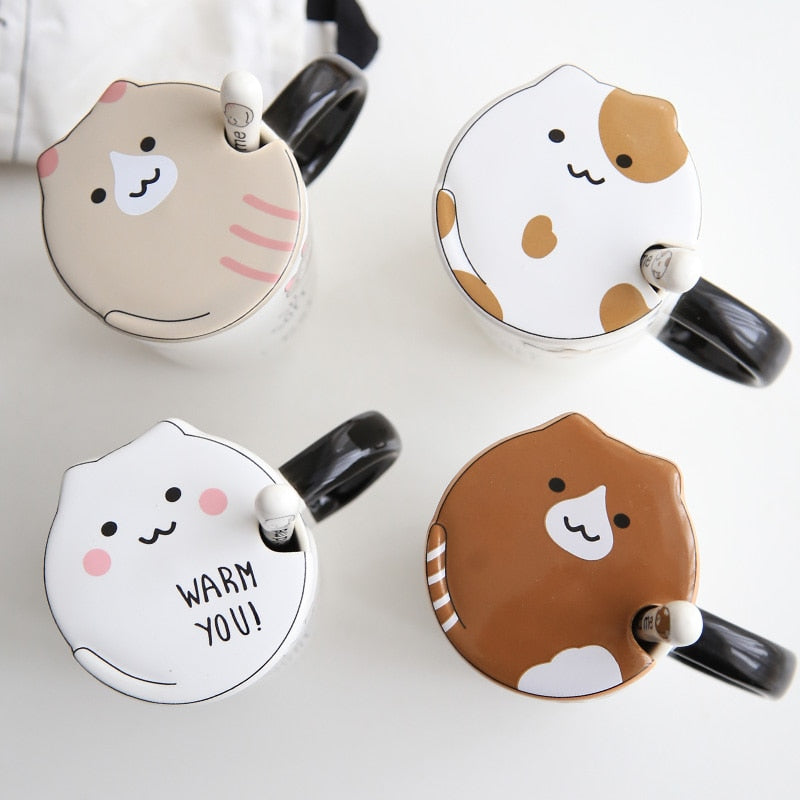 Couple Cat Ceramic Cup