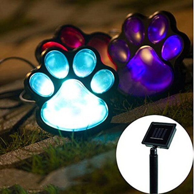 LED Solar PAW Garden Light