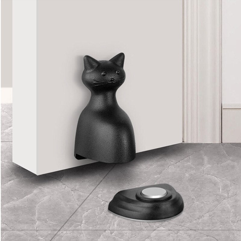 Creative Cat Magnetic Door Suction