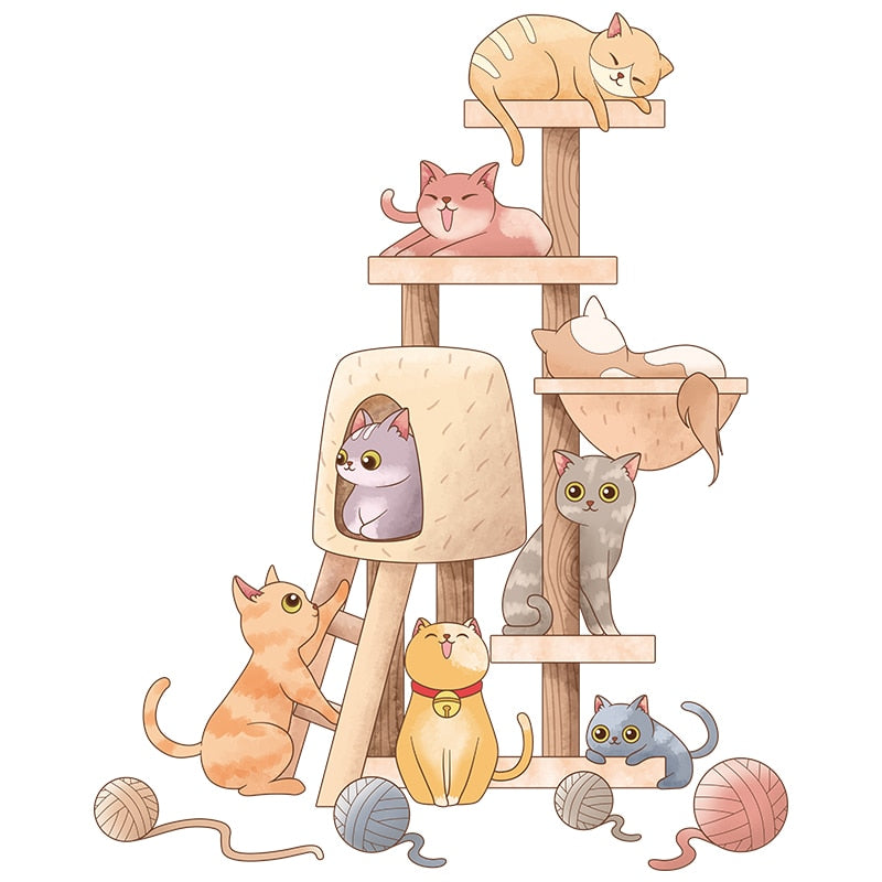 DIY Cat Wall Sticker