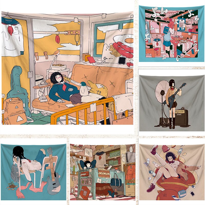 Amine Style Wall Tapestry