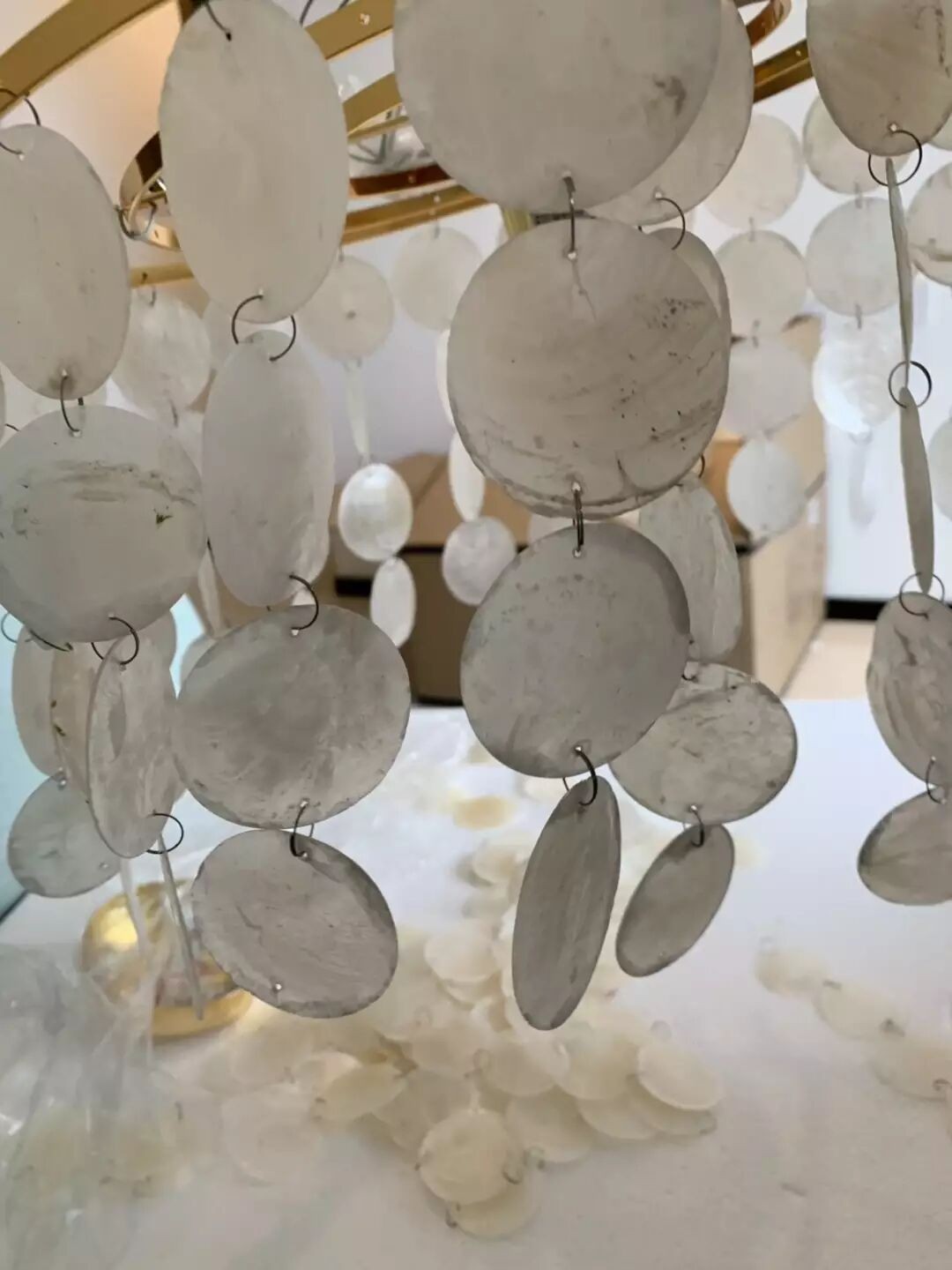 Shell Wind Chime Chandelier