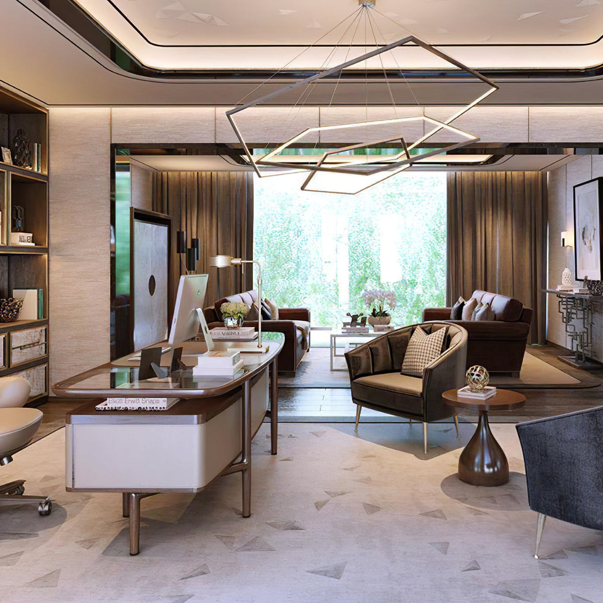 Silver Vesanto Chandelier