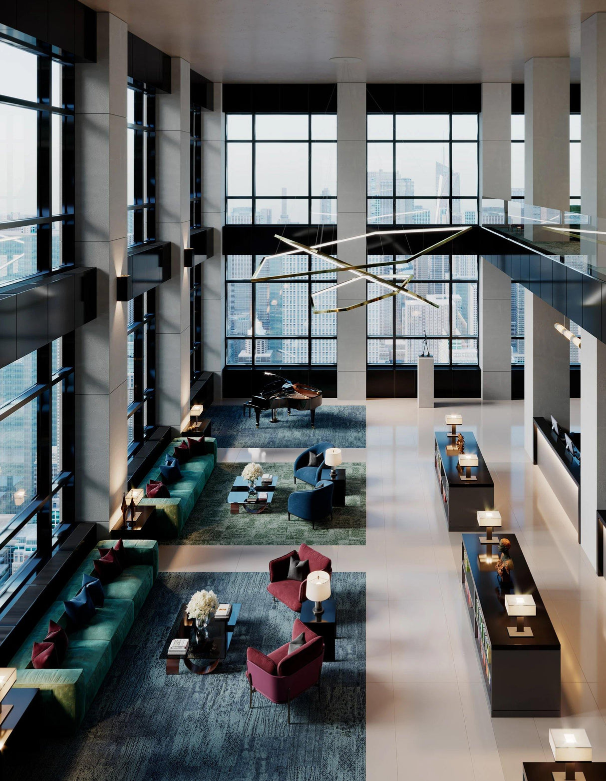 Silver Vesanto Chandelier