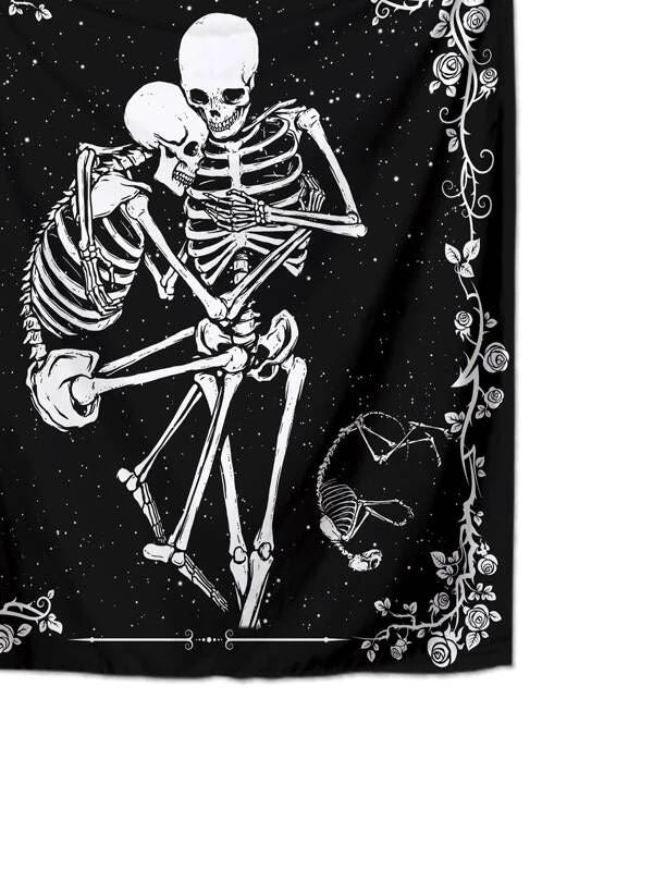 Skeleton Pattern Tapestry