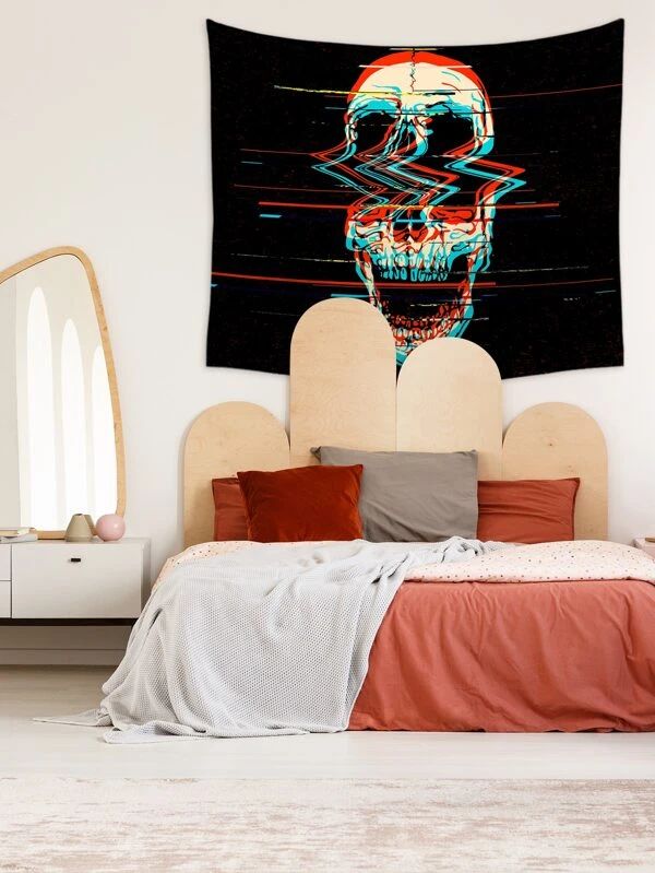 Skull Print Tapestry