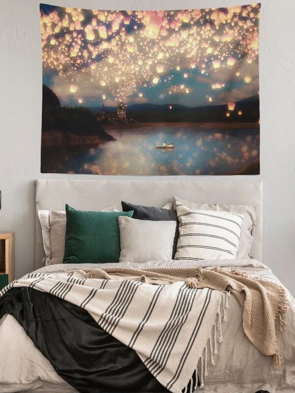 Sky Full Of Light Pattern Tapestry