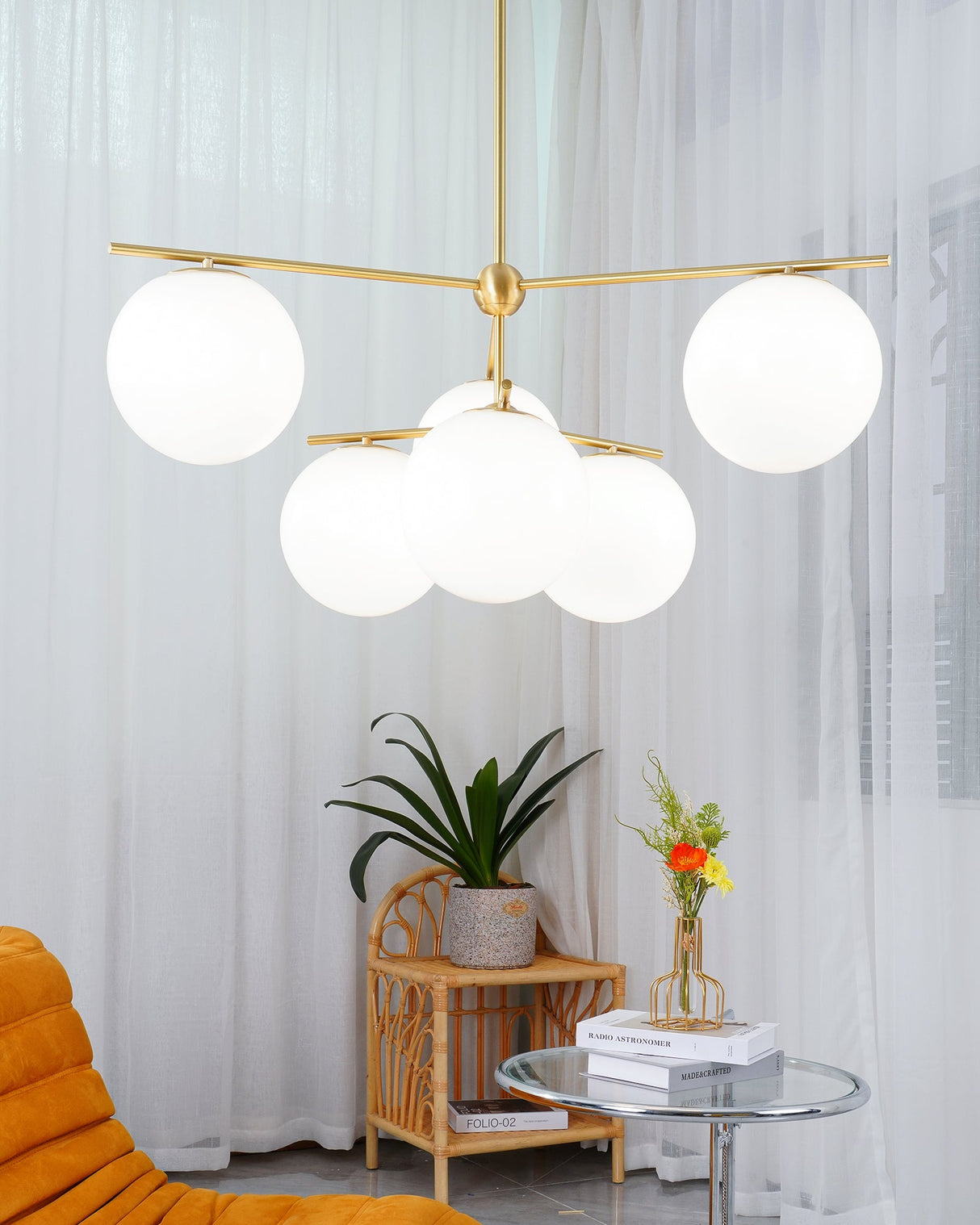 Sphere & Stem Chandelier