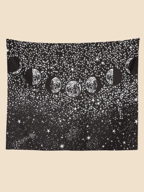 Star & Moon Tapestry