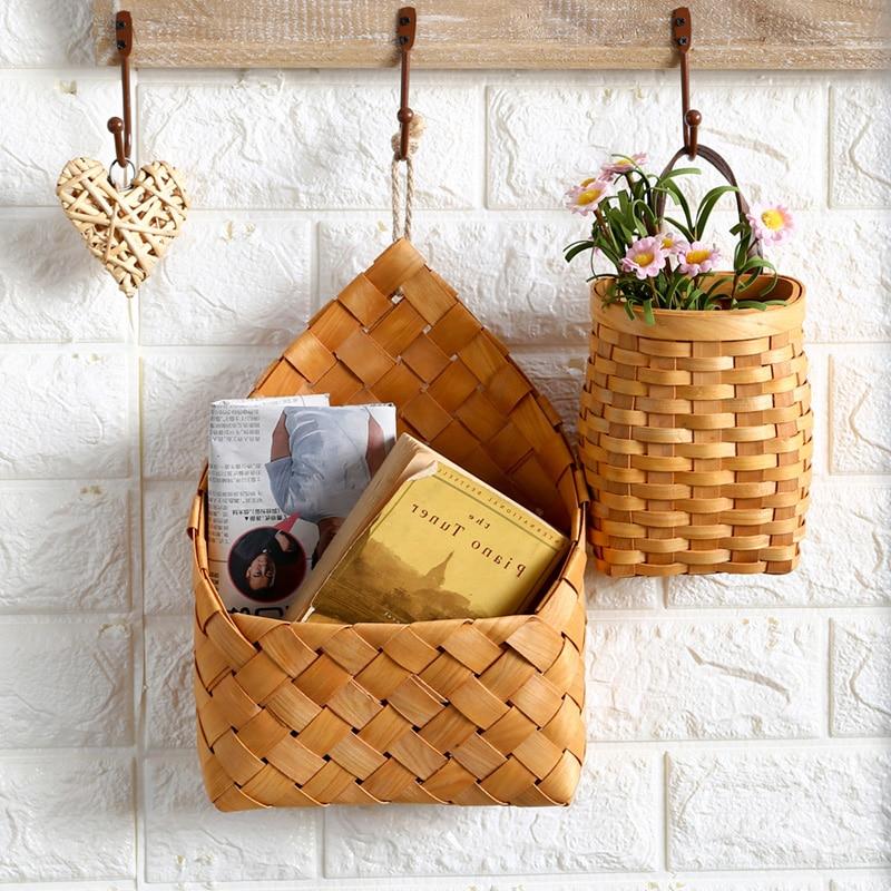 Hanging Wicker Basket
