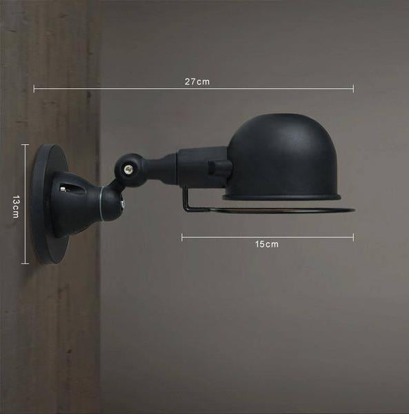 Fotis Short Arm Industrial Wall Light