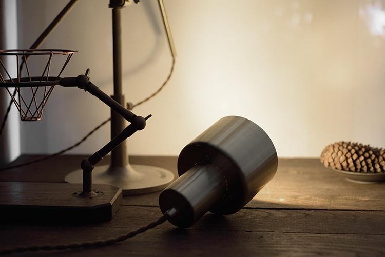 Smith's brushed brass pendant Light