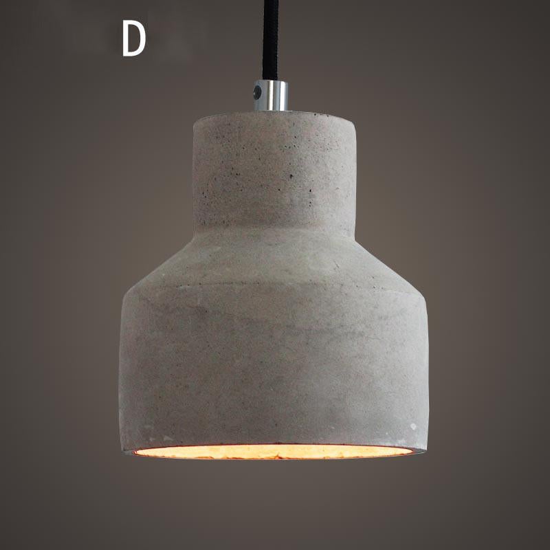 Concrete Oslo Minimalist Pendant Light