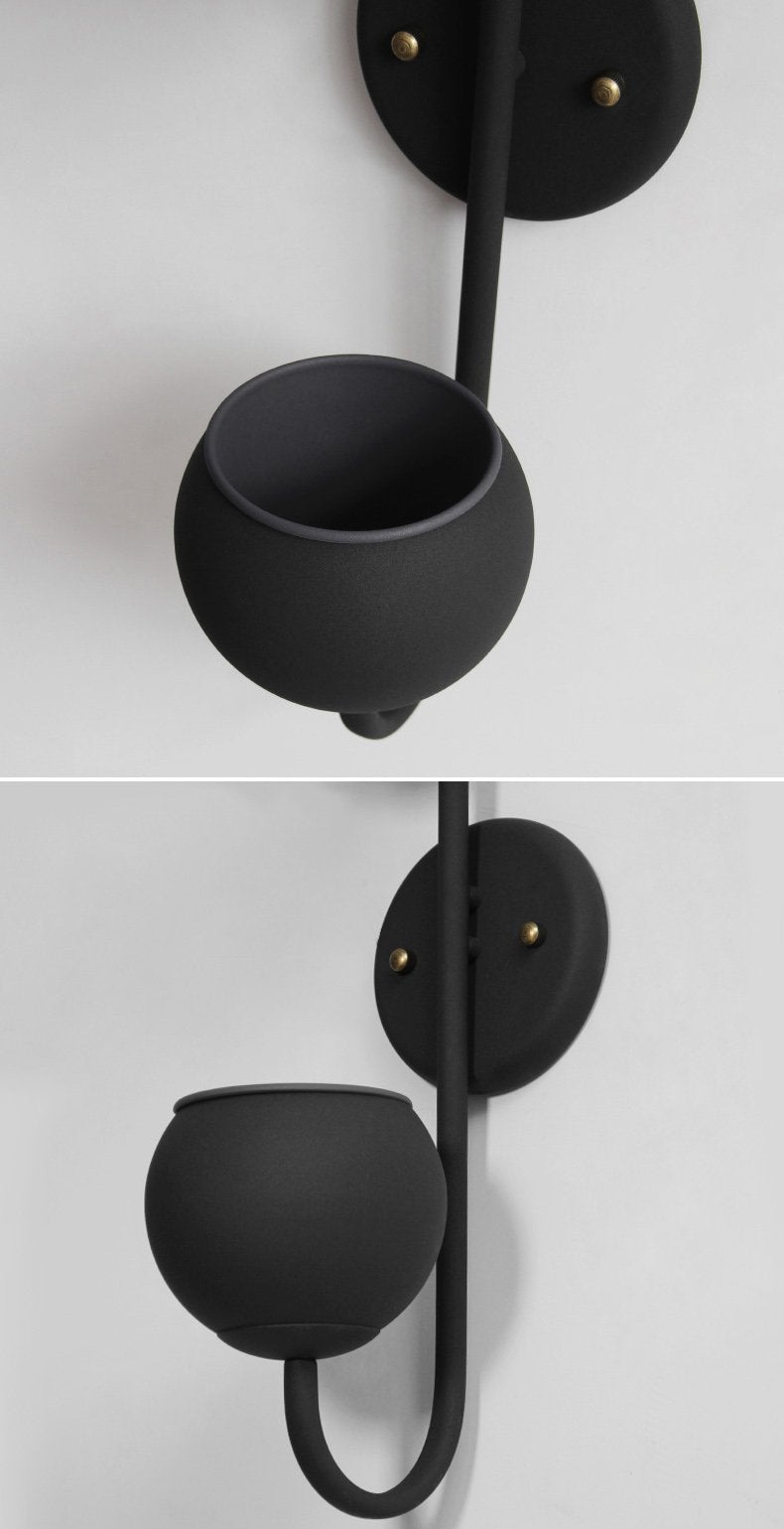 Ritz Single Head Pot Plant Wall Light