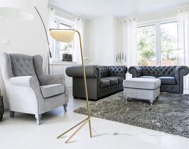 Hollow Carved Design Floor Lamp