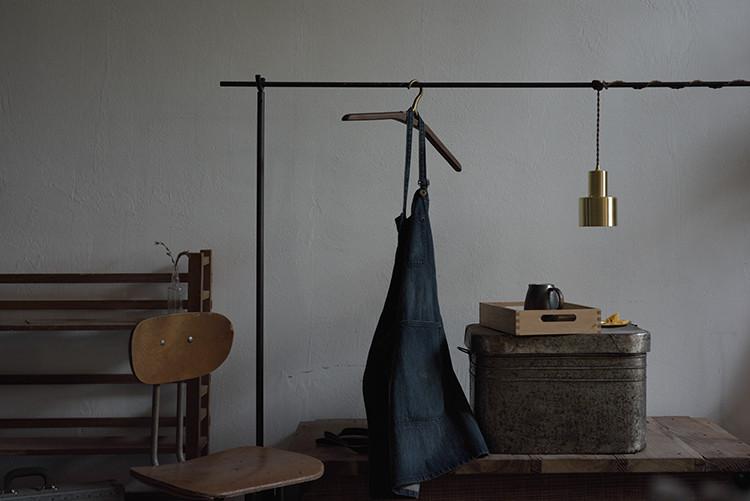Smith's brushed brass pendant Light