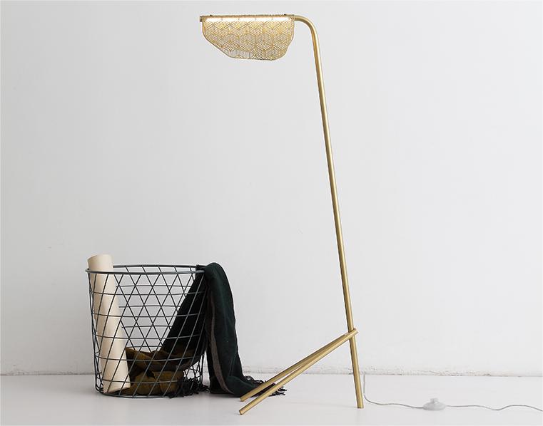 Hollow Carved Design Floor Lamp