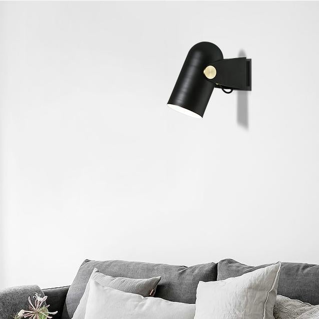 Black Spotlight Minimalist Wall Light