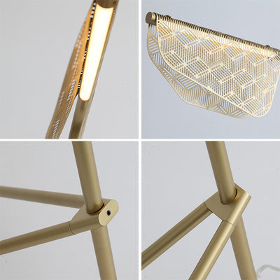 Hollow Carved Design Floor Lamp