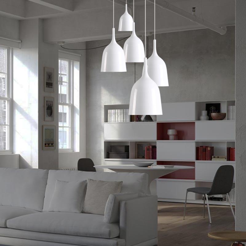 Copacabana White Minimalist Pendant Light