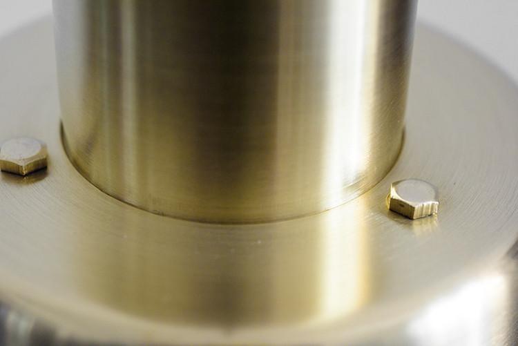 Smith's brushed brass pendant Light