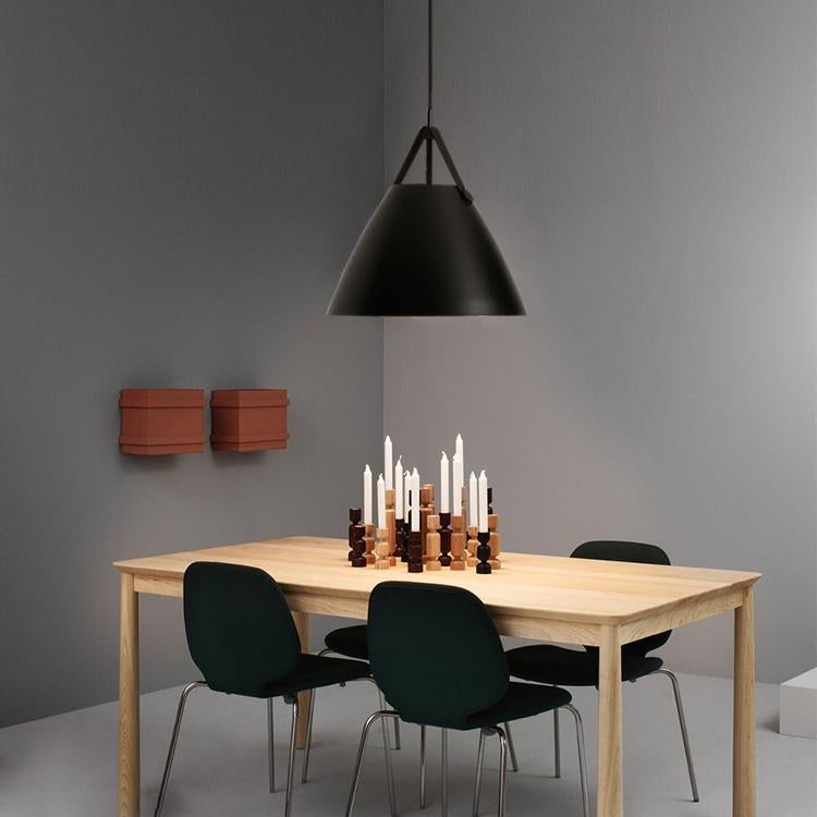 Leather Strap Suspension Minimalist Pendant Ceiling Light