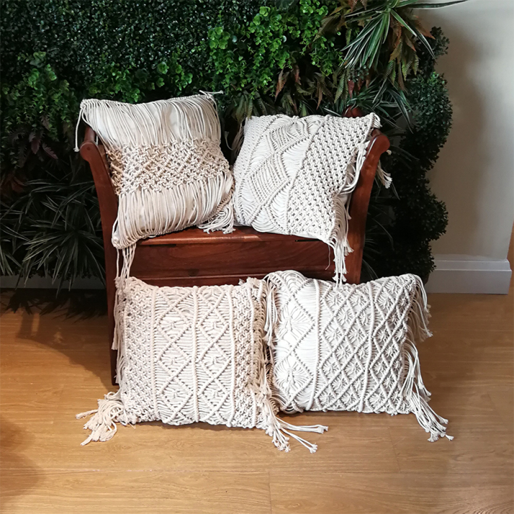 Fes Macrame Pillow Covers