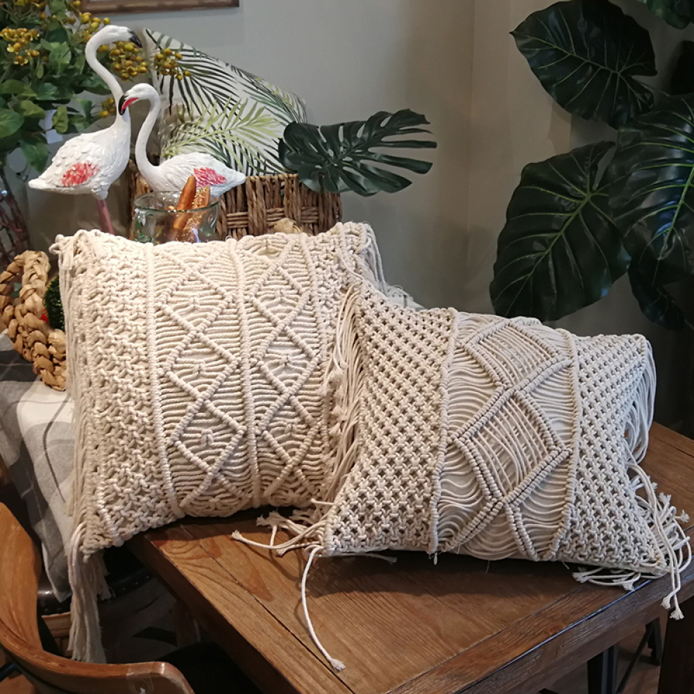 Fes Macrame Pillow Covers