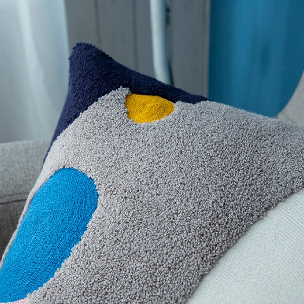 Square by  Square Abstract Pillow Cover