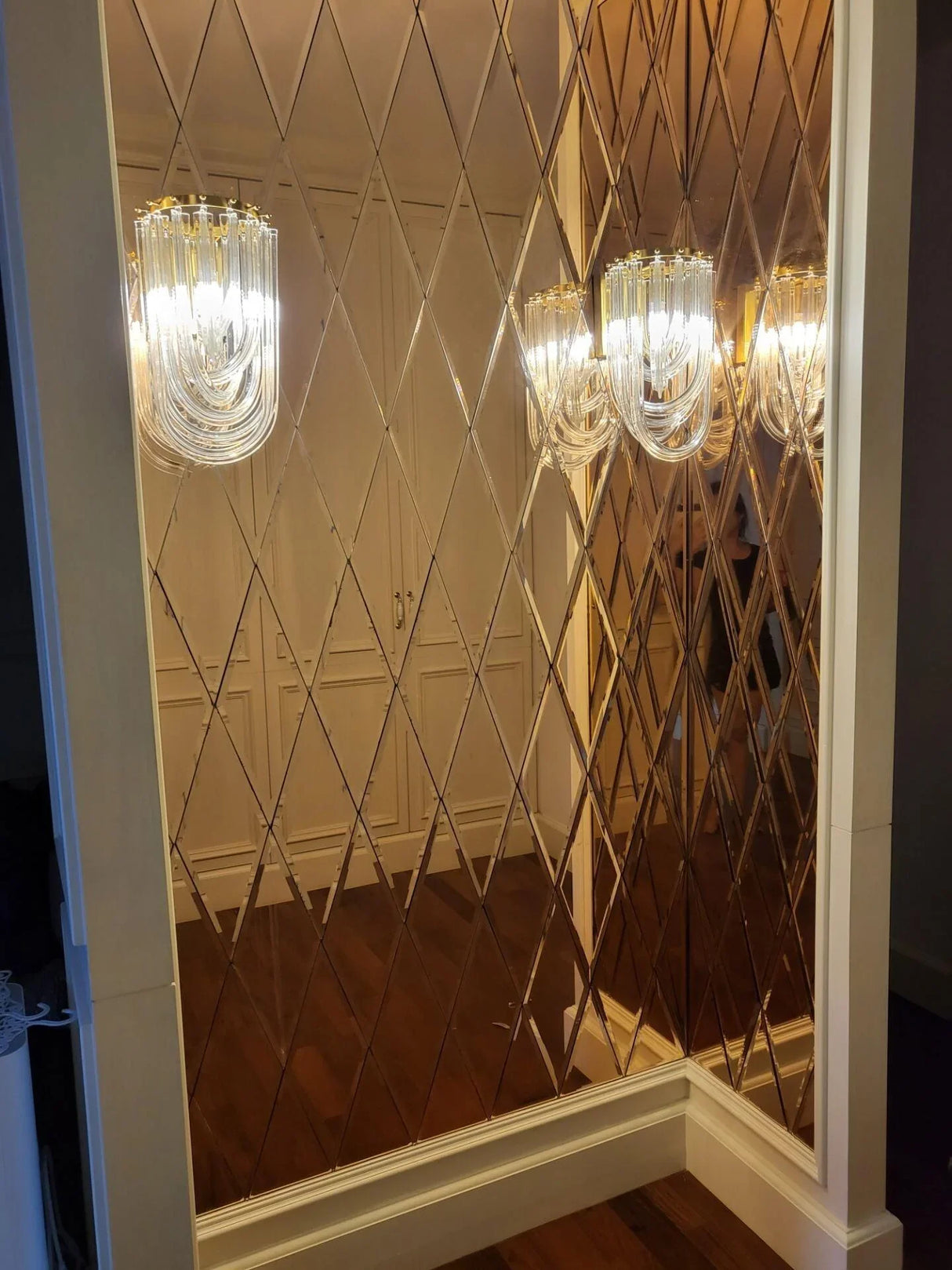 Character Glass Wall Lamp