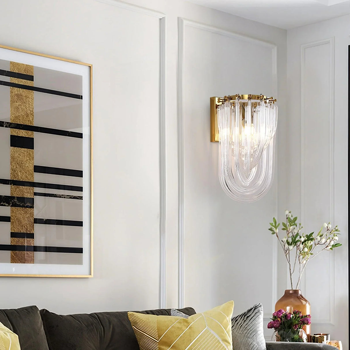 Character Glass Wall Lamp