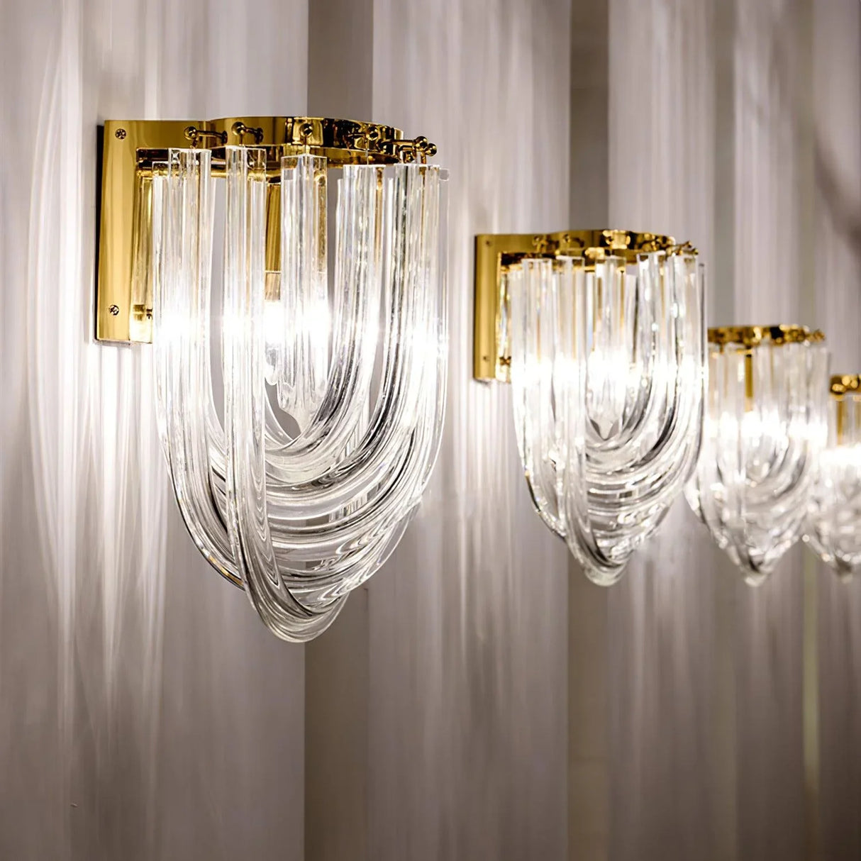 Character Glass Wall Lamp