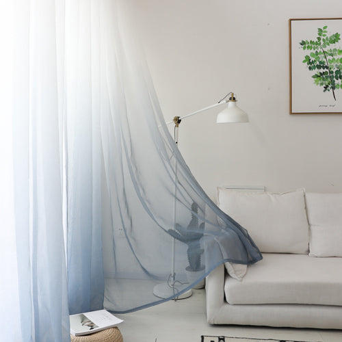 Tulle Curtains 3d Printed Kitchen Decorations Window Treatments American Living Room Divider Sheer Voile curtain Single Panel 1