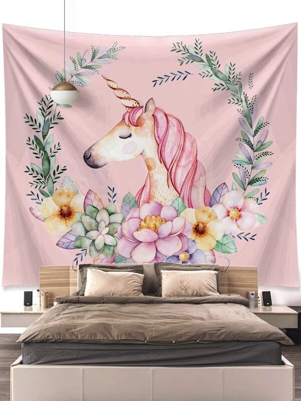 Unicorn Print Tapestry