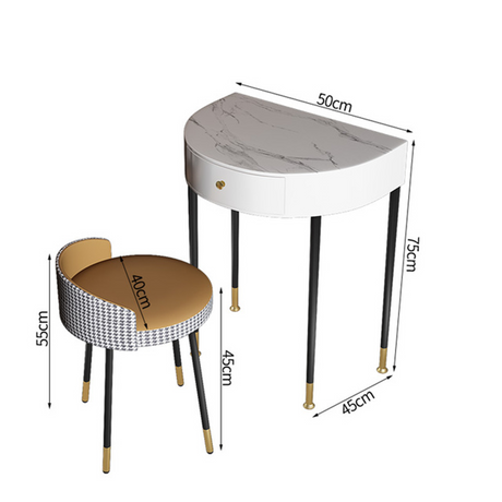 Modern Nordic Makeup Storage Vanity