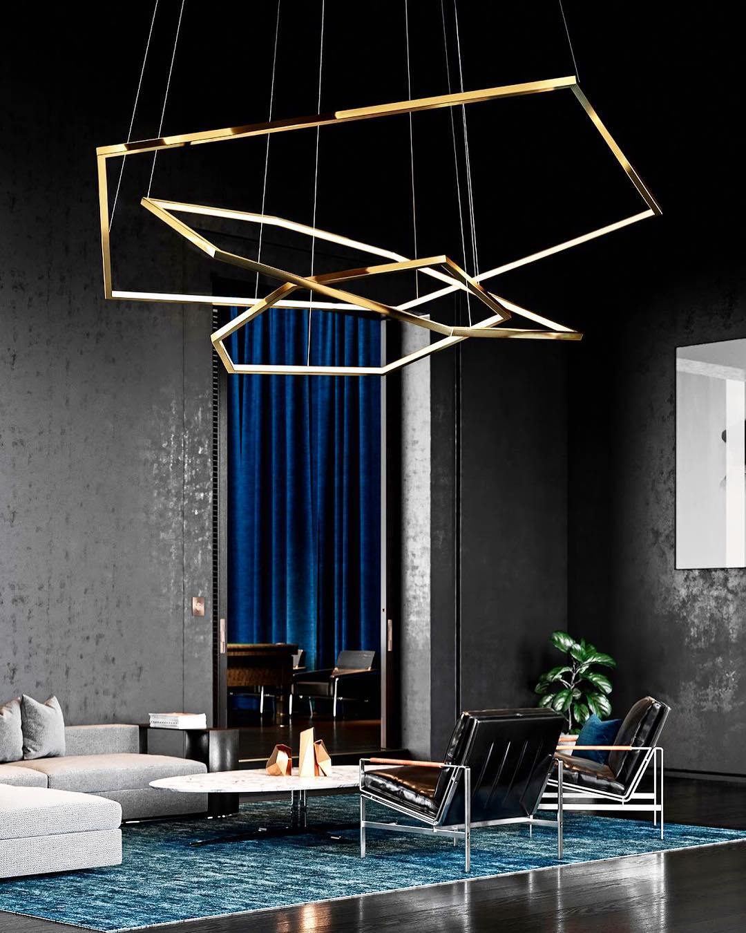 Gold Vesanto Chandelier