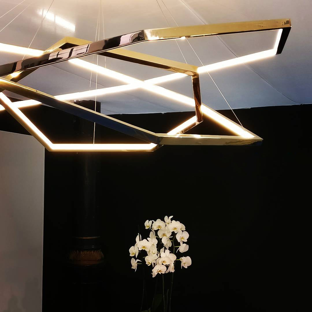 Gold Vesanto Chandelier