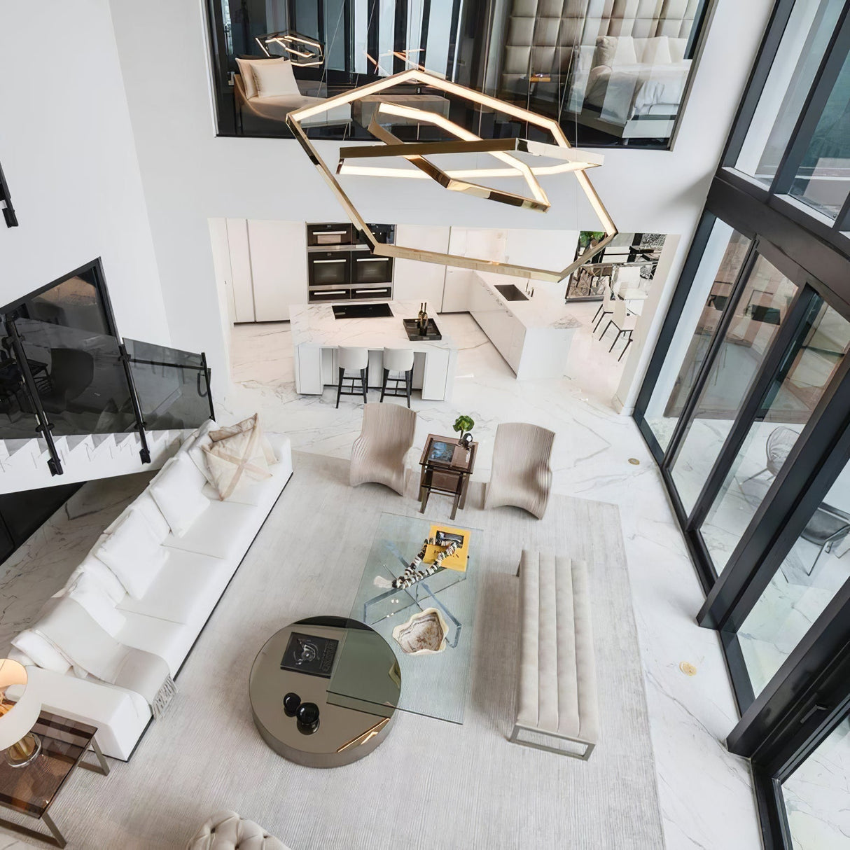 Gold Vesanto Chandelier