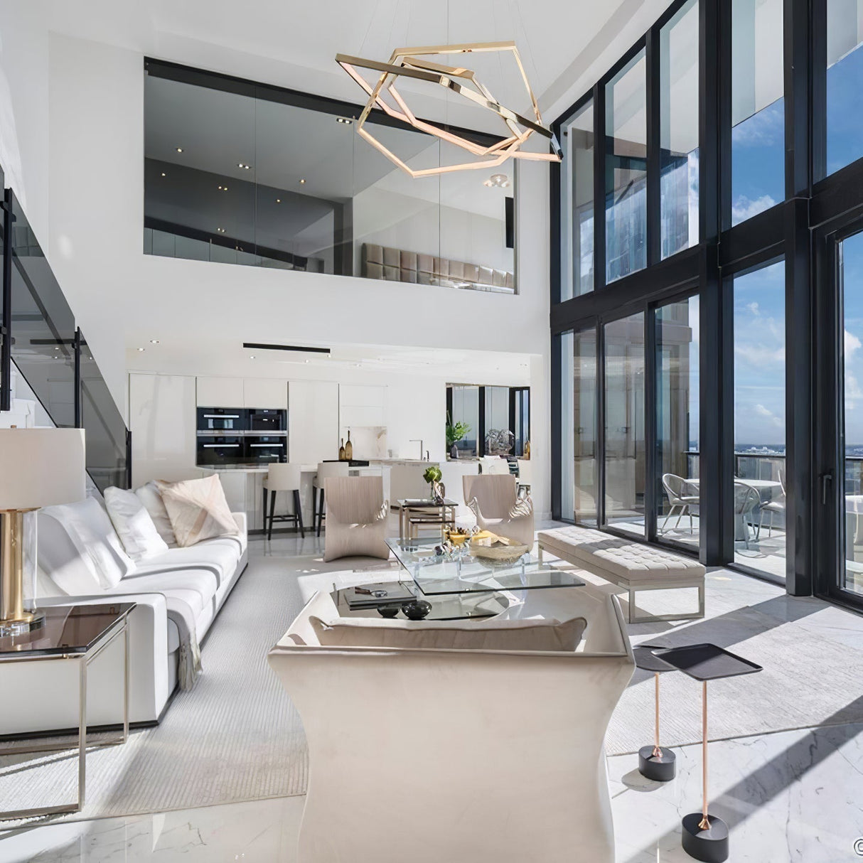 Gold Vesanto Chandelier