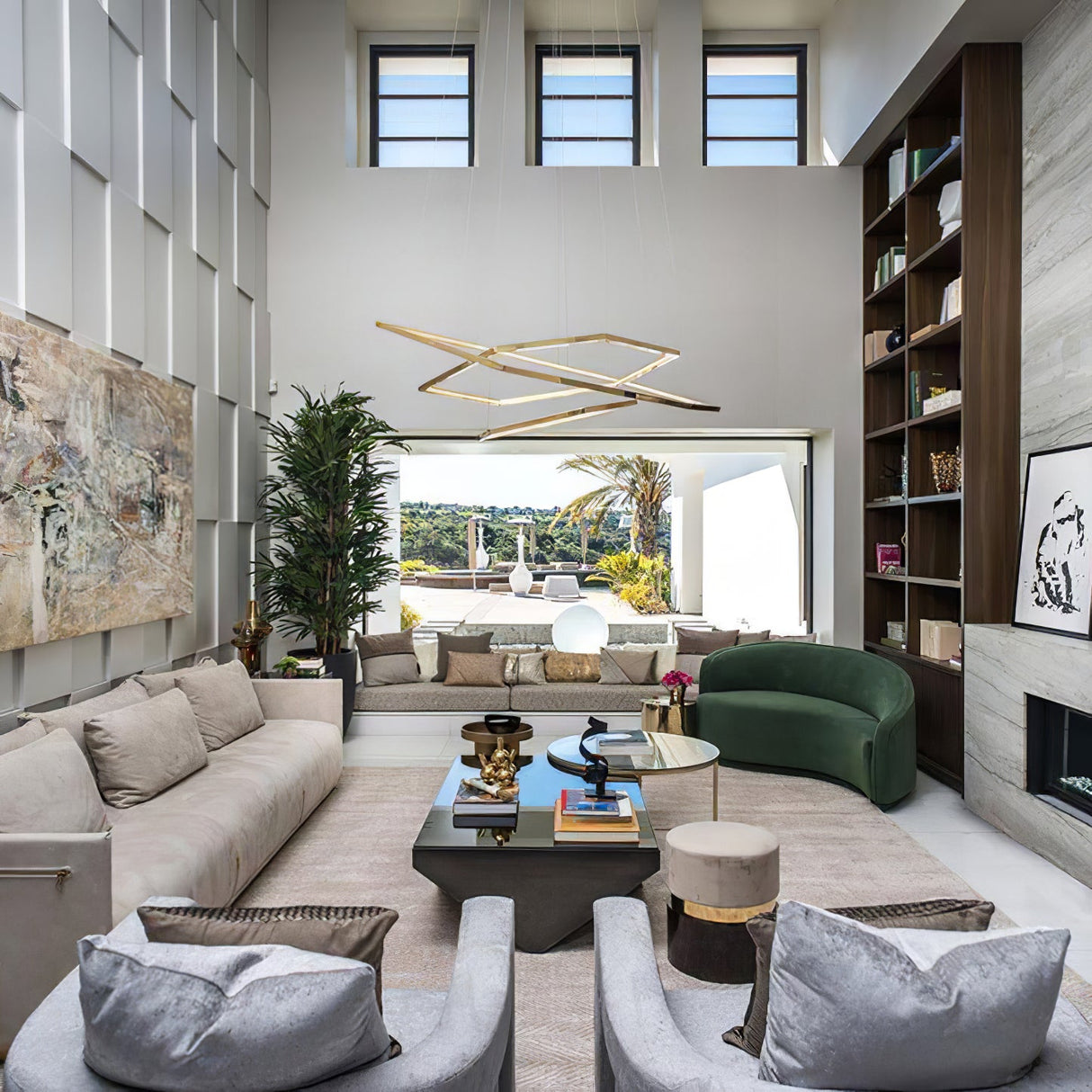 Gold Vesanto Chandelier