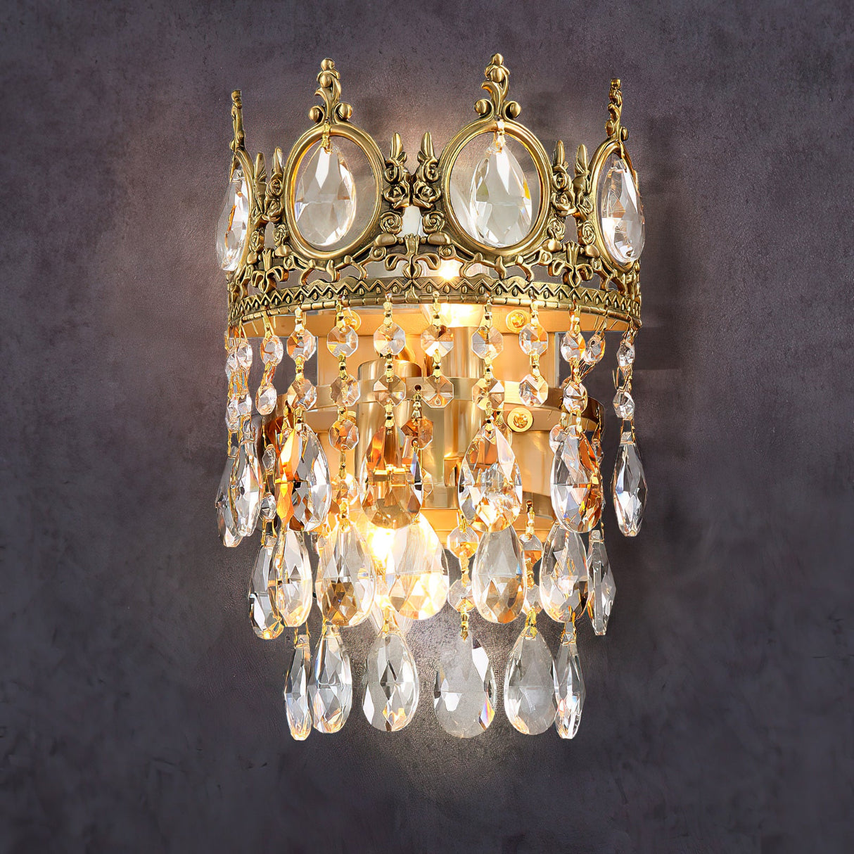 Vintage Crystal Wall lamp