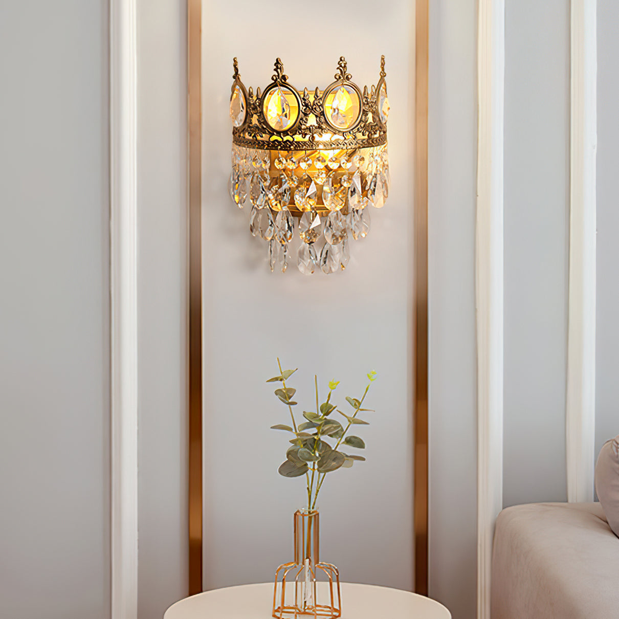 Vintage Crystal Wall lamp