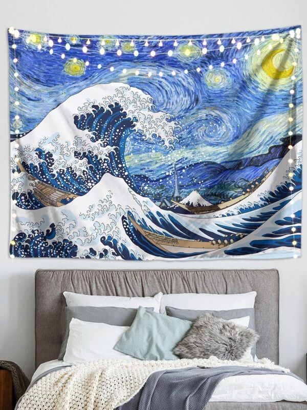 Waves Pattern Tapestry