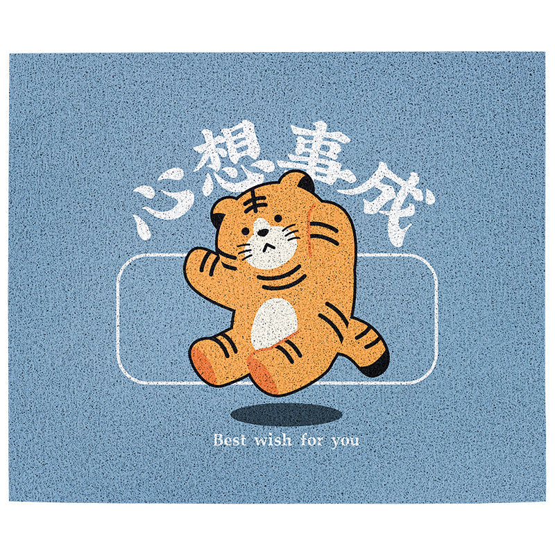 Wishes Come True Blue Door Mat