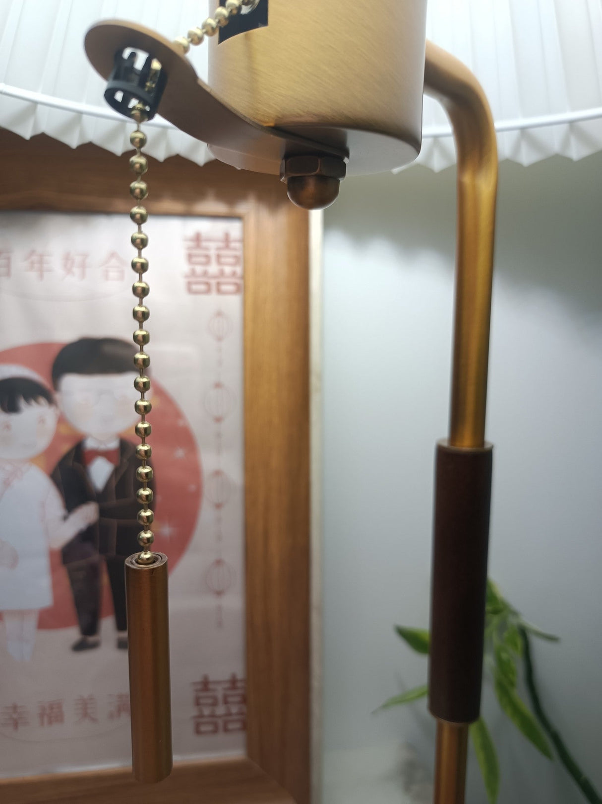 Wooden Retro Table Lamp