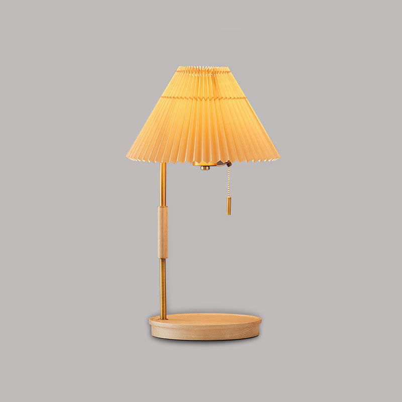Wooden Retro Table Lamp